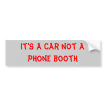 phone booth bumper stickers