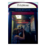 phone booth kiss cards