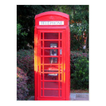 Phone Booth Postcard