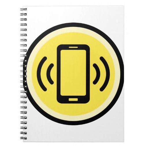 Phone on Vibrate Notebook