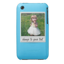 phone polaroid lblue.ai iPhone 3 Case-Mate cases
