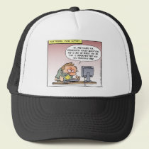 Phone support explaining FAQ hats