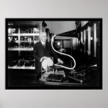 Phonograph Inventor Emile Berliner 1915 posters