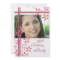 Photo 18th Birthday Party Invitations