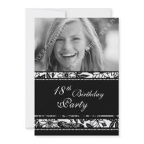 Photo 18th Birthday Party Invitations