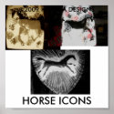 Photo 6556, Photo 6538, Photo 6565, HORSE ICONS... posters