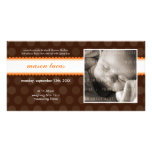 PHOTO BABY ANNOUNCEMENT :: chocolate drop 5 photo cards