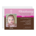 PHOTO BAPTISM INVITE :: peace 3 L invitations