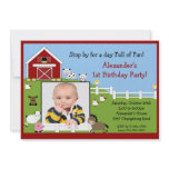 Photo Barn Animals Fun 1st Birthday