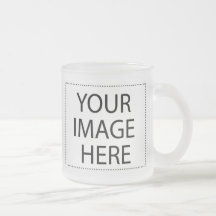 Photo beer mugs - frosted glass 10oz template