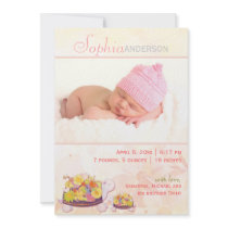 Photo Birth Announcements for Baby Girl