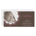 PHOTO BIRTH ANNOUNCEMENTS :: sweet bloom 7L photo cards