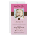 PHOTO BIRTHDAY INVITATIONS :: lovely square 5 Photo Cards