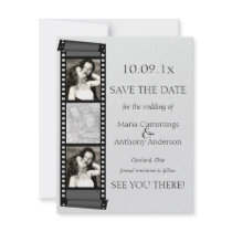 Photo Booth Save The Date Personalized Invitations
