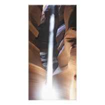 Photo Card - Light Pierces Dark, AZ Slot Canyon