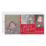 Photo Card: Merry Christmas Simply Red