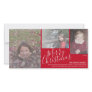 Photo Card: Merry Christmas Simply Red