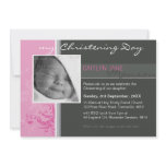 PHOTO CHRISTENING INVITES :: posh 2L invitations