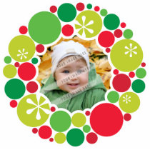 PHOTO CHRISTMAS DECORATION :: bauble wreath 2