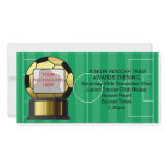 Photo Golden soccer award invitation photo card photo cards
