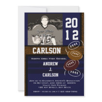 Photo Graduation/ Football Invitation