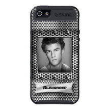 Photo Mans Boys Grey Metal Studs Look