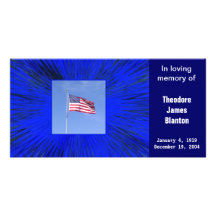 Photo Memory Card - Blues #2 Personalized Photo Card
