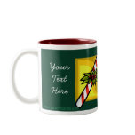 Photo Mug Template - Christmas Candy Cane