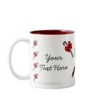 Photo Mug Template - Christmas Candy Canes