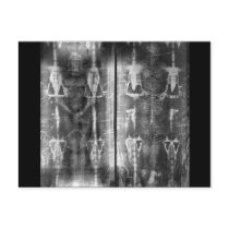 Photo Negative Picture of the Shroud of Turin Post Cards