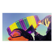 photo perfect skydiver business card templates