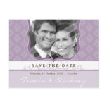 PHOTO SAVE THE DATE :: pictureframe elegance 2 postcards