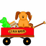 Photo Sculpture Kid's Boy Toys Red Wagon photo sculptures