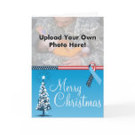 Photo Template Military Troops Ribbon Christmas Ca