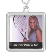 Photo Tennis Sports Necklaces