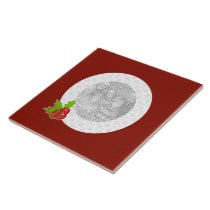 Photo Tile - Holiday Horse Shoes