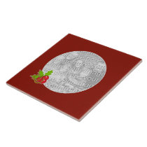 Photo Tile - Holiday Horse Shoes