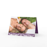 Photo Wedding Invitation-Plum & White Swirl Tree cards