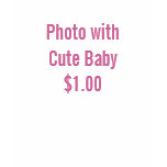 Photo with Cute Baby $1.00 t-shirts