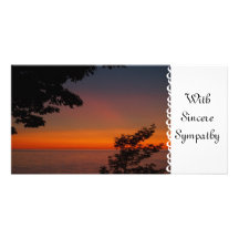 Photocard Sincere Sympathy Photo Card