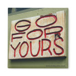 Photograph: Wooden Sign magnets