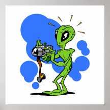 Photographer Alien Posters