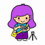 Photographer Girl Photo Cutout