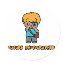 Photographer Round Sticker