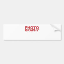 Photography Bumper Sticker