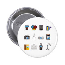 Photography Icon Pin