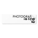 Photography Is Life bumper stickers