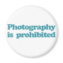 Photography is Prohibited magnets