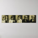 photostrip of lady solo and couple small poster posters
