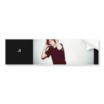 PhotoText Sticker Bumper Sticker
